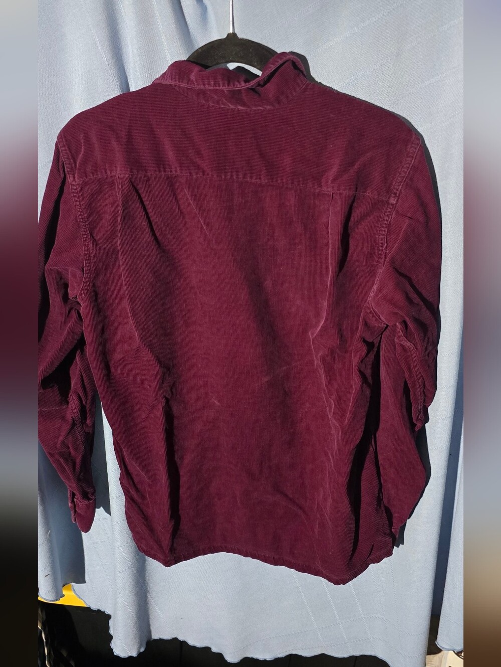 Pilgrim Corduroy Shirt in Deep Plum - Picture 2 of 4